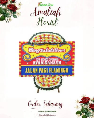Bunga Papan Congratulation di Lasara Bahili